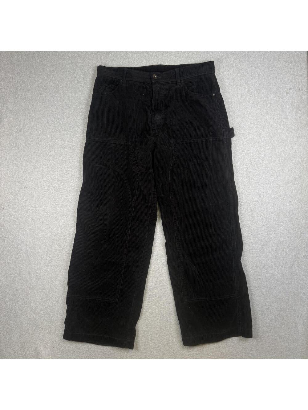 No Boundaries double knee Mens 34x31 Black Y2K skater baggy Pants